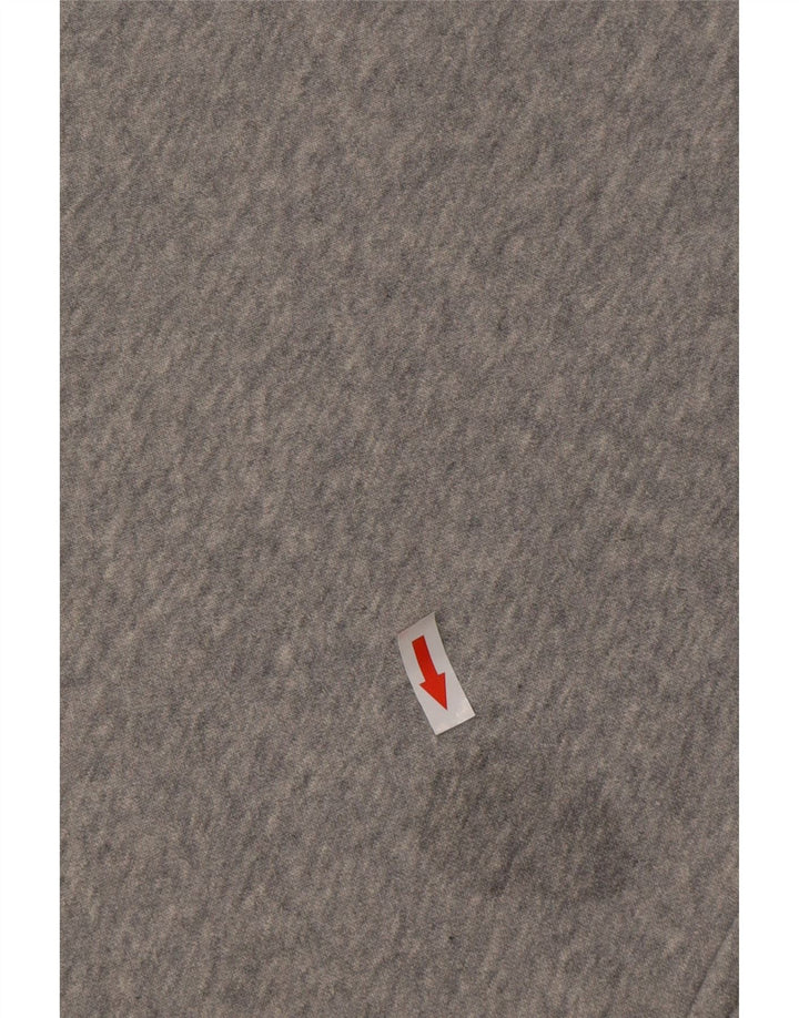 NIKE Jersey con capucha holgado de algodón gris medio para hombre