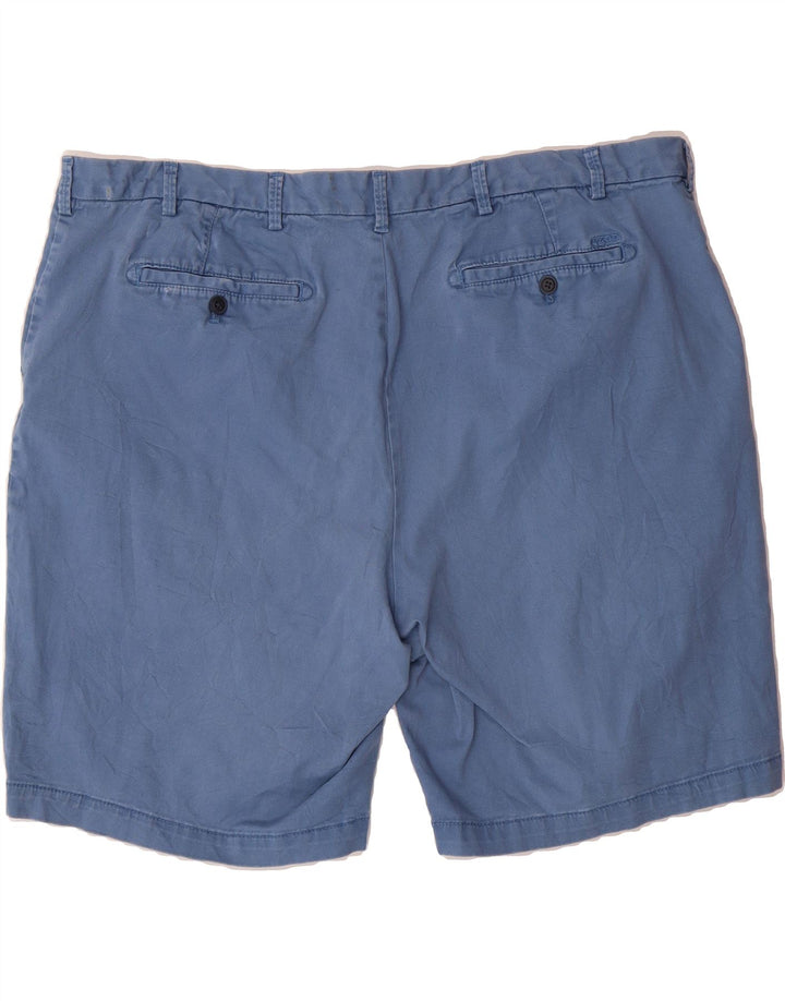 IZOD Mens Salt Water Chino Shorts W46 3XL Blue Cotton Vintage Izod and Second-Hand Izod from Messina Hembry 