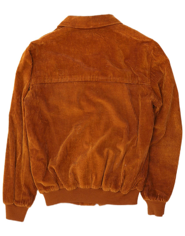 VINTAGE Chaqueta de pana para hombre Reino Unido 38 Marrón medio
