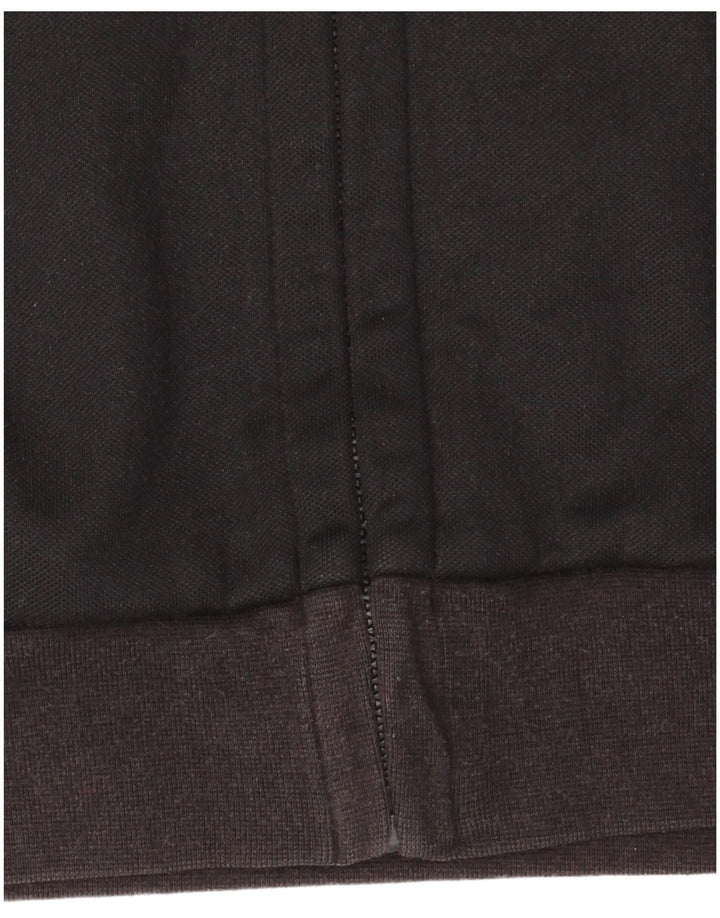 Adidas Hombre Chándal Top Chaqueta Mediano Negro Algodón