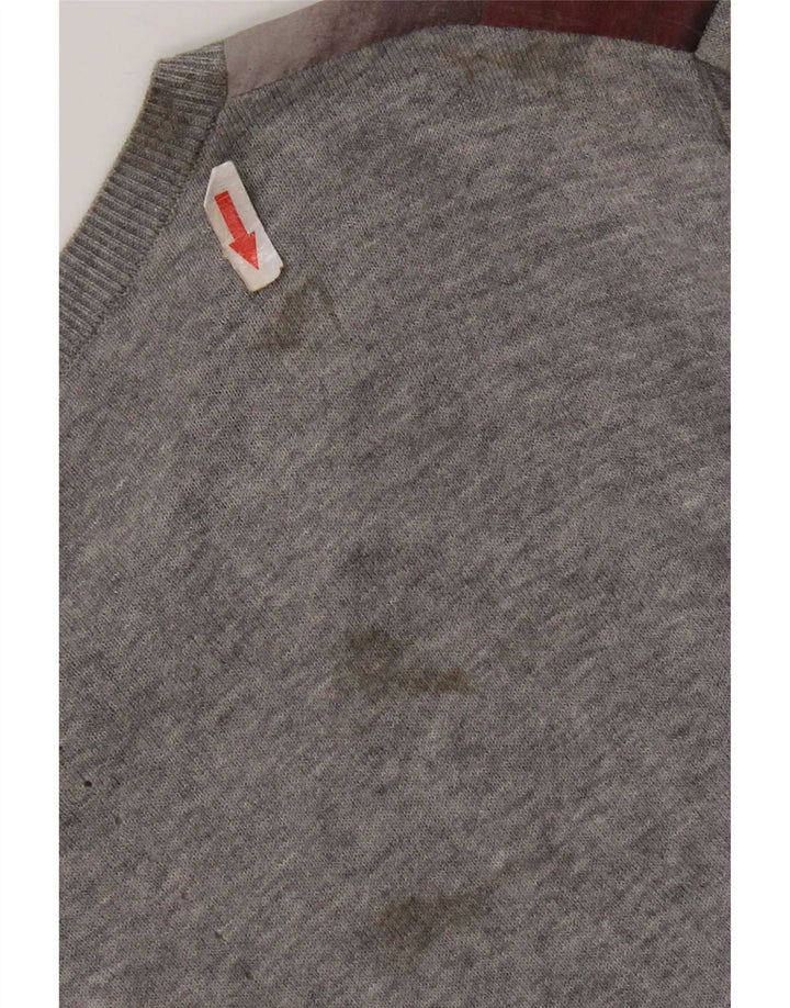 Jigsaw - Jersey para mujer con cuello barco, talla 40, talla grande, multicolor