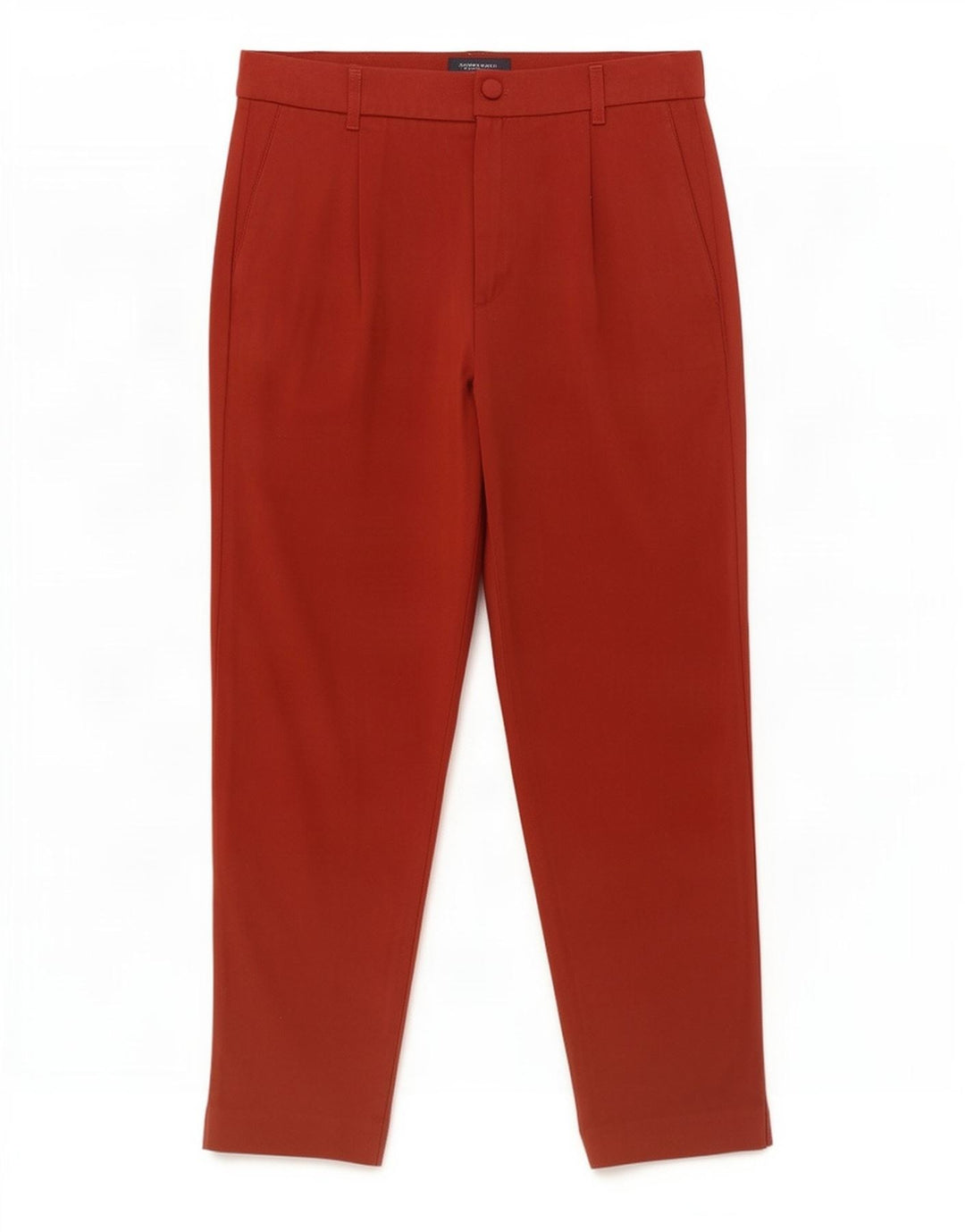 Zara Mujer Pantalones Chinos Pegged Pequeño W26 L26 Poliéster Rojo