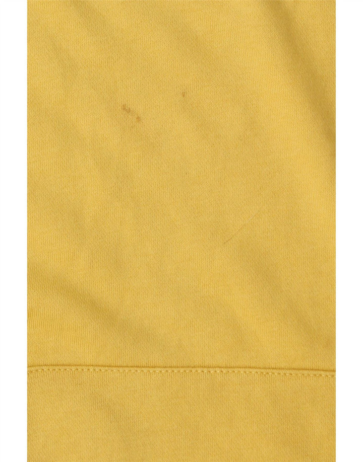 QUIKSILVER Jersey con capucha gráfica para hombre Algodón amarillo medio