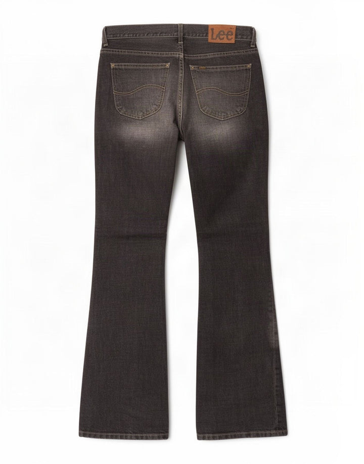 Lee Vaqueros Denver Bootcut para Mujer W32 L36 Algodón Negro