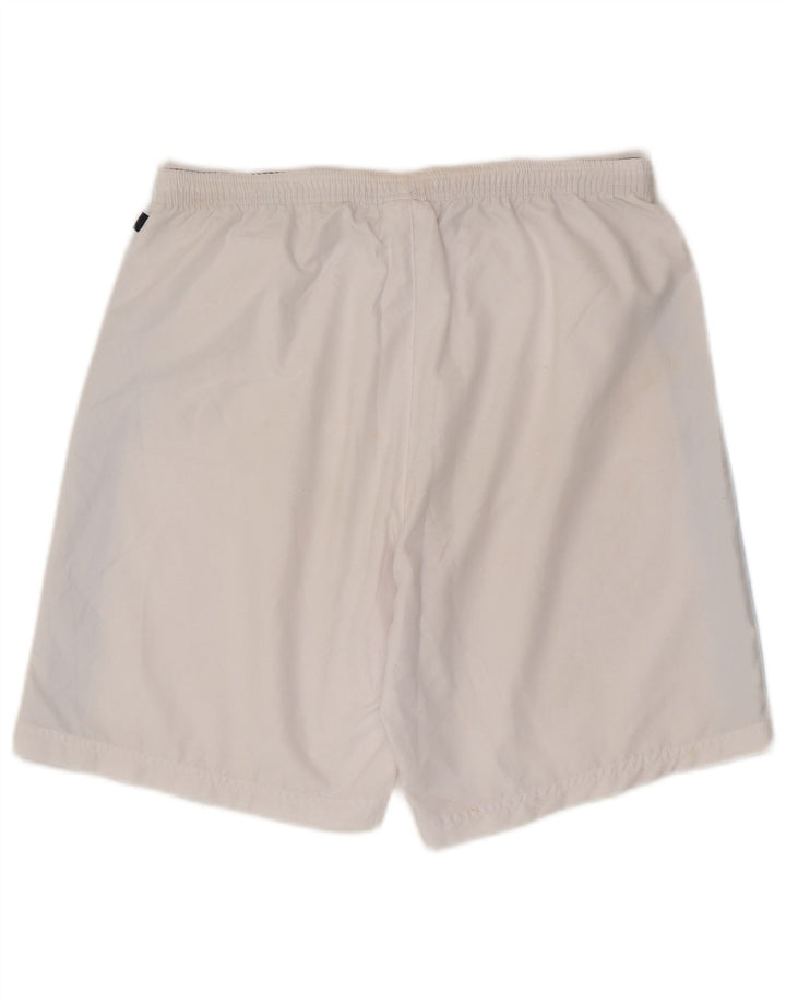Asics - Pantalones cortos deportivos para hombre, tamaño grande, color blanco, poliéster