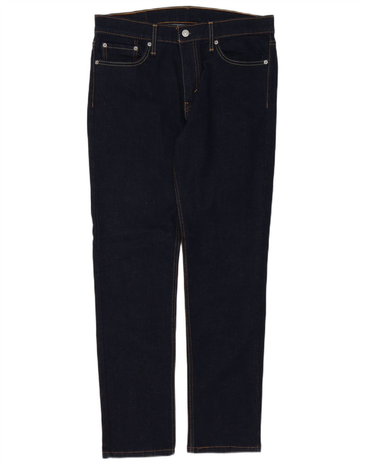 Levi's Hombre 511 Slim Jeans W33 L32 Algodón Azul Marino