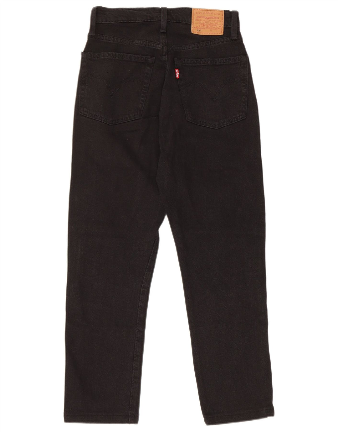 Vaqueros Levi's Mujer 501 Rectos W24 L24 Negro
