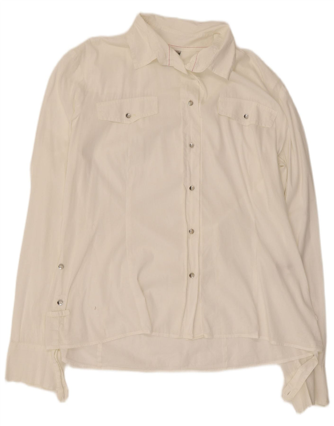 Murphy & Nye Blusa camisera para mujer UK 46 Grande Algodón blanco