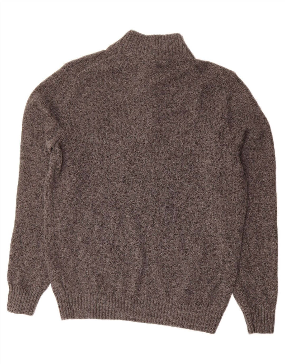 Izod Hombre Jersey De Cuello Con Botones Acrílico Moteado Gris Medio