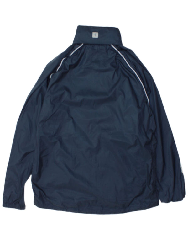 Chaqueta impermeable holgada con capucha para hombre Mountain Warehouse UK 34 XS Azul marino