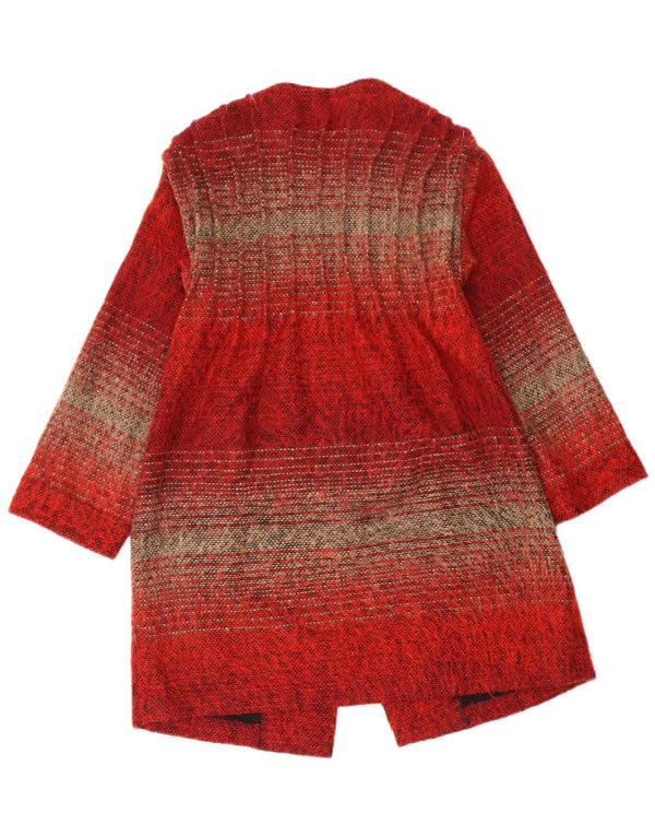Avoca Abrigo para mujer UK 4 XS Acrílico a rayas rojas