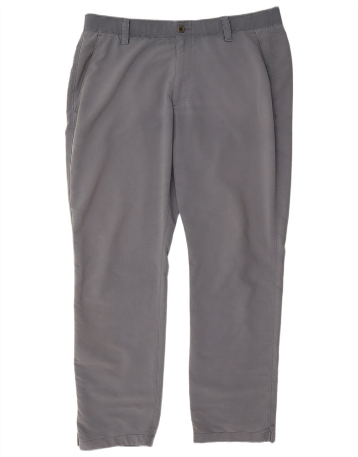 Under Armour Pantalón chino recto para hombre W38 L32 Gris