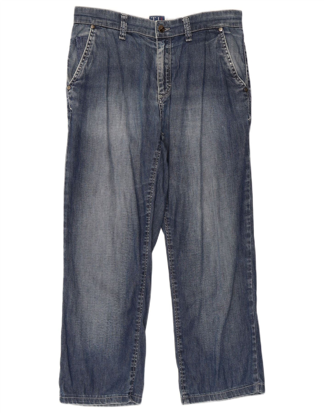 Vaqueros Trussardi Hombre Cropped W30 L24 Algodón Azul