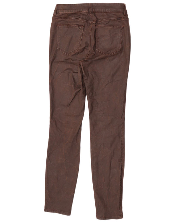 Massimo Dutti Pantalón Casual Pitillo Mujer EU 36 XS W26 L29 Marrón Algodón