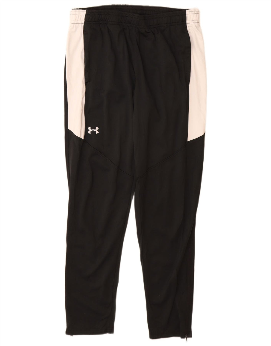 Under Armour Pantalones de chándal para niño 9-10 años Mediano Negro Colorblock