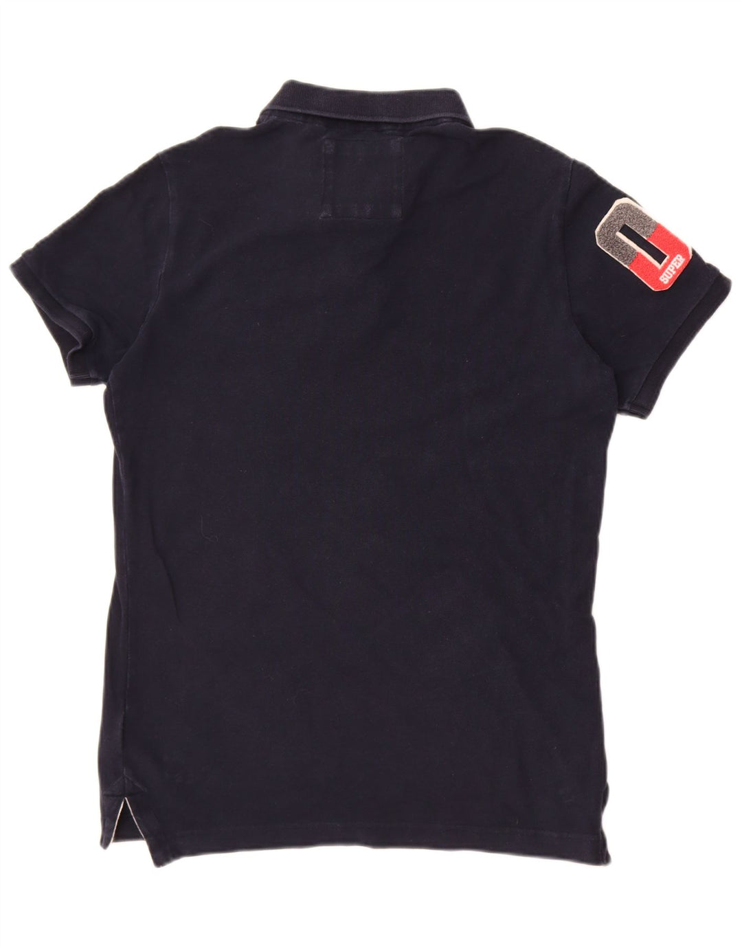 Superdry Polo Gráfico Para Hombre De Algodón Azul Marino Pequeño