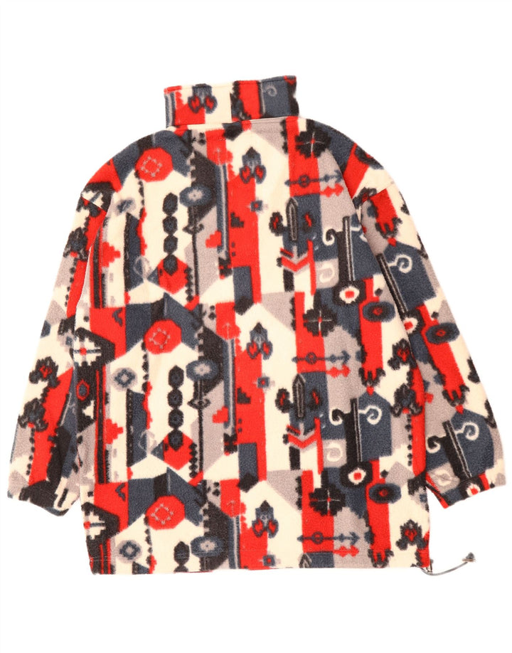 Jersey de forro polar con cuello y cremallera para hombre de Public Poliéster geométrico rojo medio