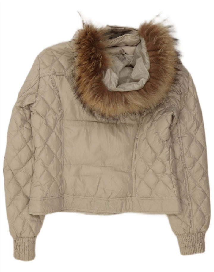 Chaqueta acolchada con capucha Marlboro Classics IT 44 Poliéster verde medio
