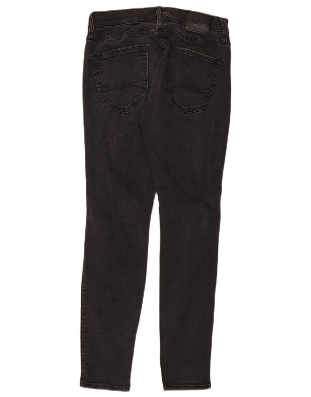 Vaqueros ajustados desgastados para hombre Hollister W30 L30 algodón gris