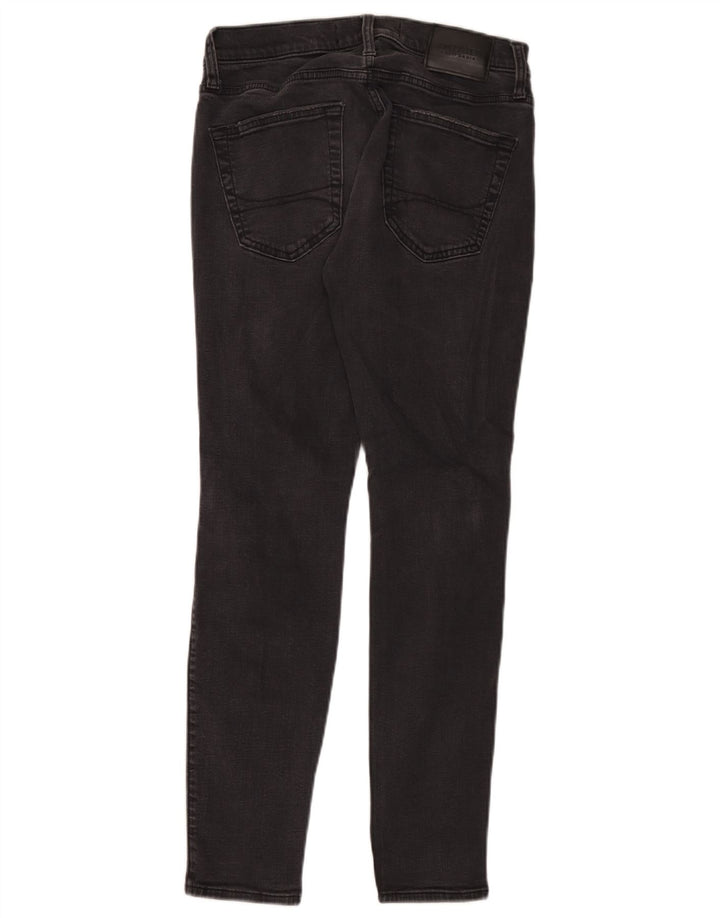 Vaqueros ajustados desgastados para hombre Hollister W30 L30 algodón gris