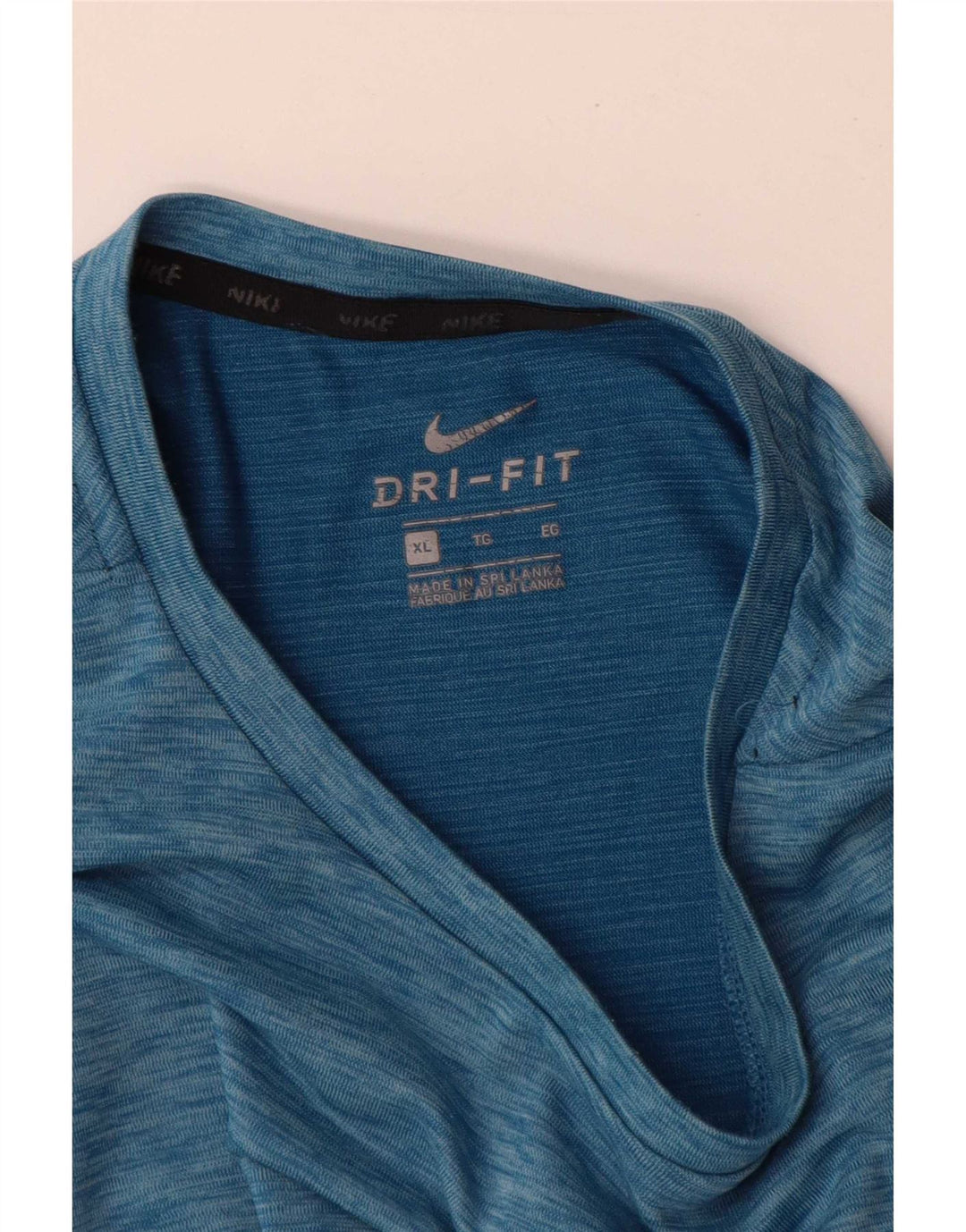 Nike Camiseta Dri Fit para Hombre Top XL Azul