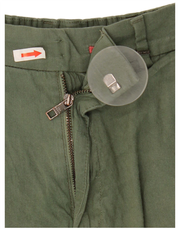 Pantalones cortos chinos para hombre de Ted Baker W32 Modal verde medio