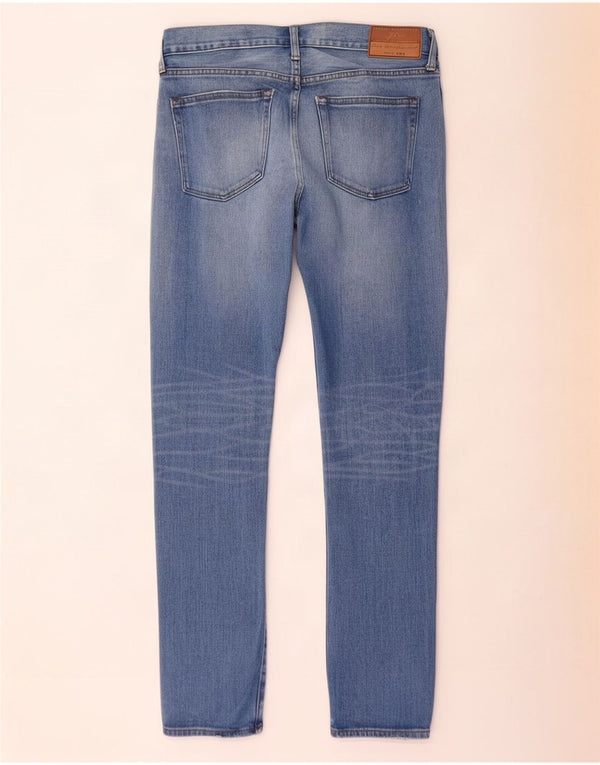 J. Crew Mens 484 Slim Jeans W31 L32 Algodón Azul