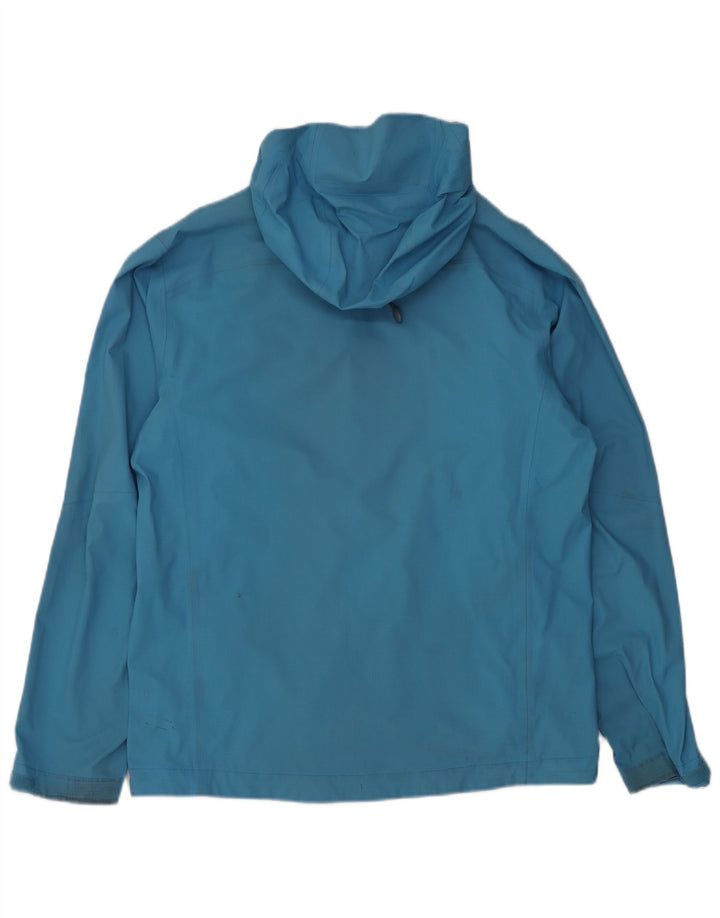 Patagonia Chaqueta impermeable con capucha para hombre UK 38 Medium Blue Nylon