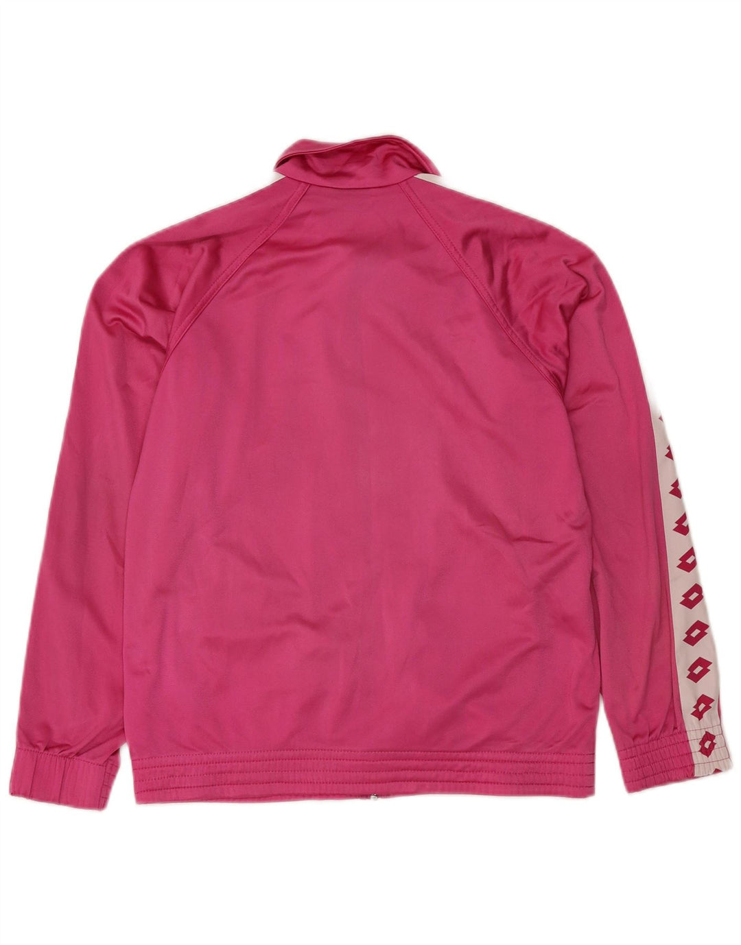 LOTTO Chaqueta superior de chándal con gráfico para hombre XS Poliéster color block rosa