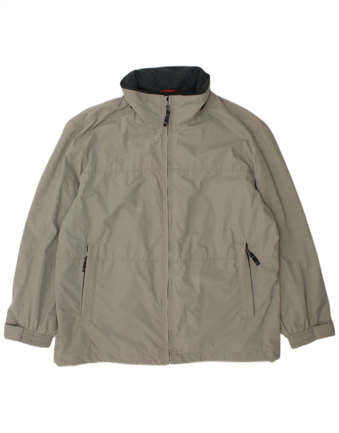 C & A Chaqueta cortavientos para hombre IT 46 Poliéster gris grande