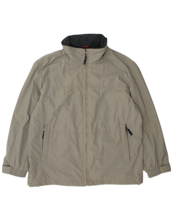 C & A Chaqueta cortavientos para hombre IT 46 Poliéster gris grande