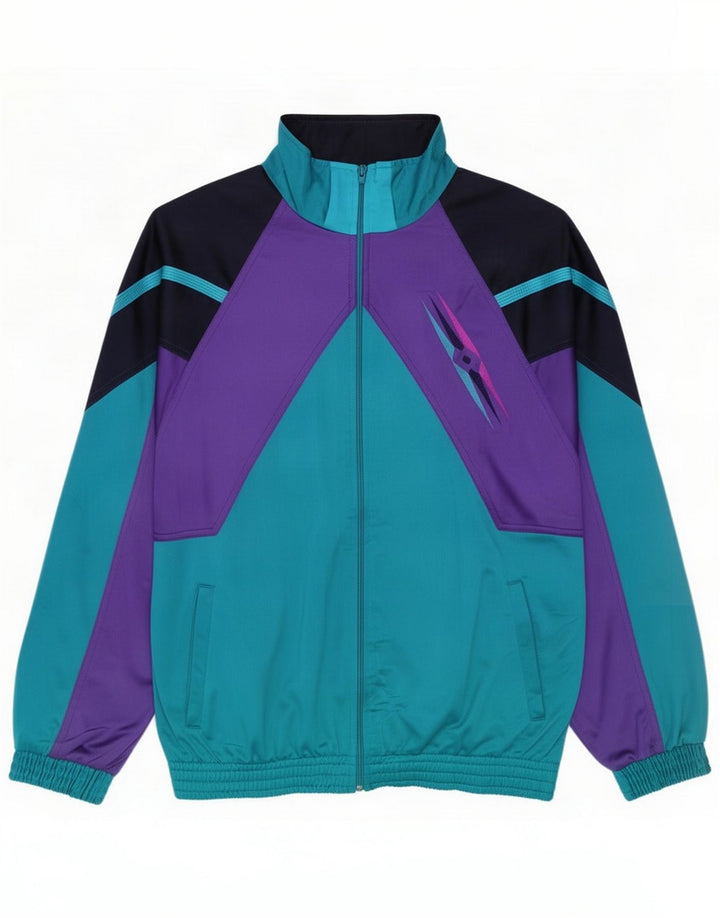 Chaqueta de chándal para hombre Lotto grande con bloques de color multicolor