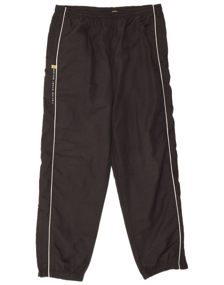 Lotto Hombre Pantalones De Chándal Joggers Large Negro Poliéster