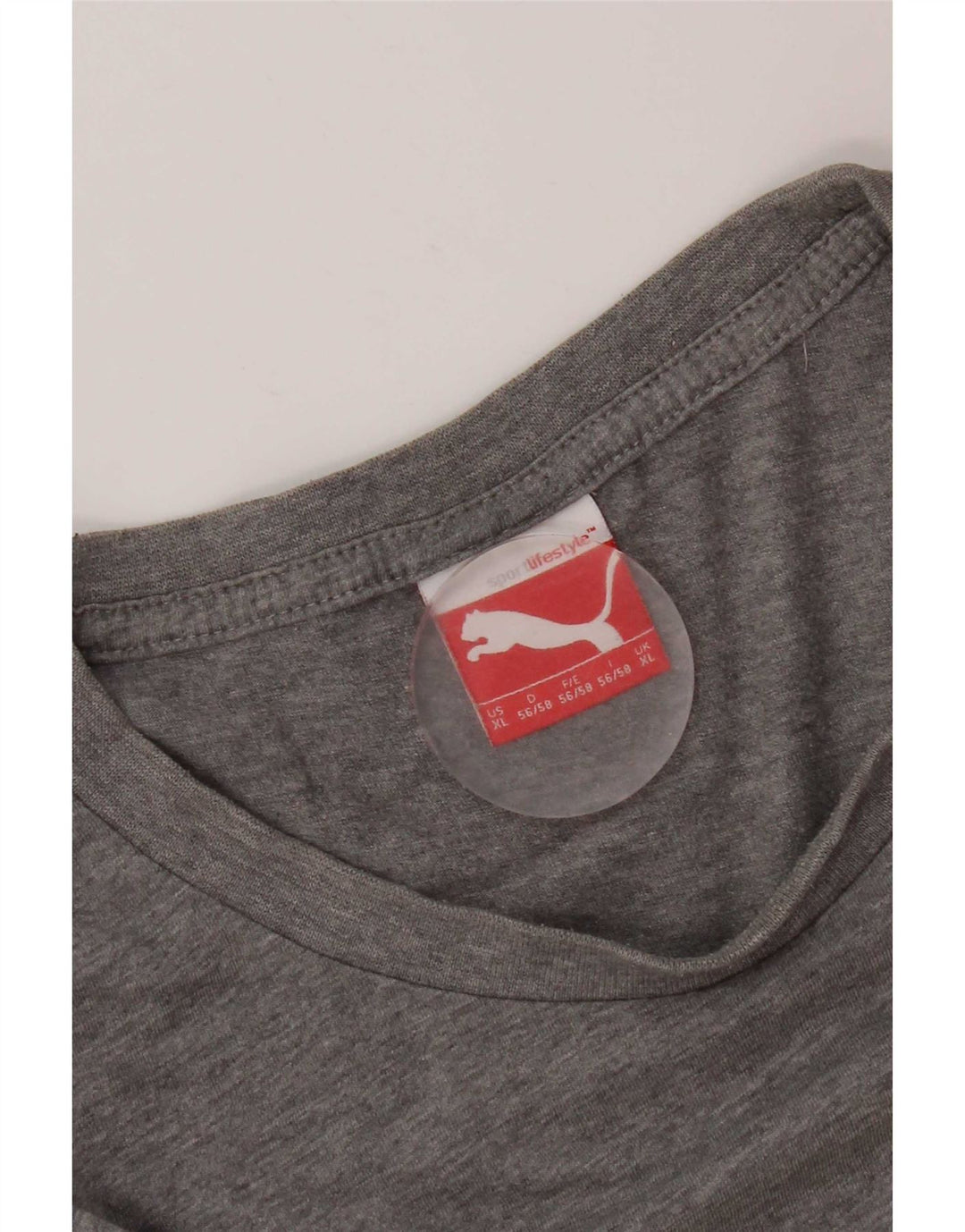 Puma Camiseta gráfica para hombre Top XL Gris