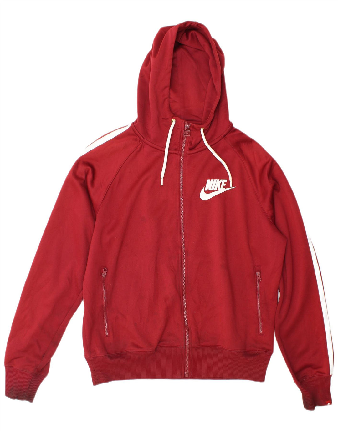 Nike - Chaqueta de chándal para hombre, color burdeos medio, poliéster