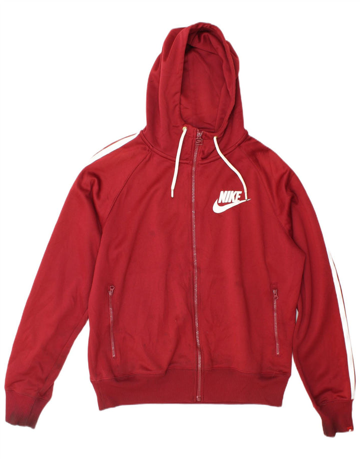 Nike - Chaqueta de chándal para hombre, color burdeos medio, poliéster