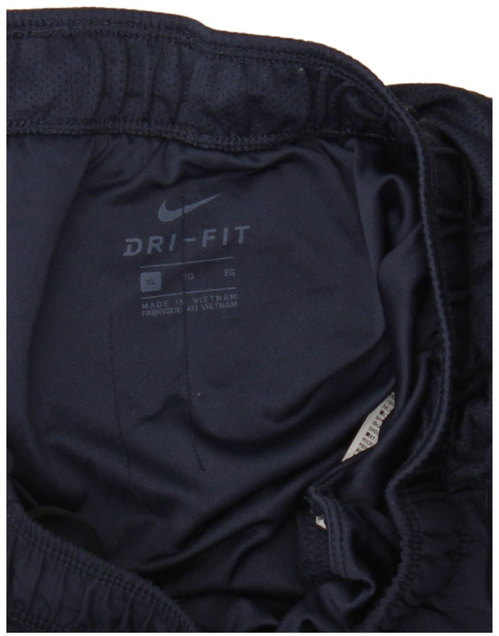 Pantalones cortos deportivos Nike Dri Fit para hombre XL Poliéster azul marino
