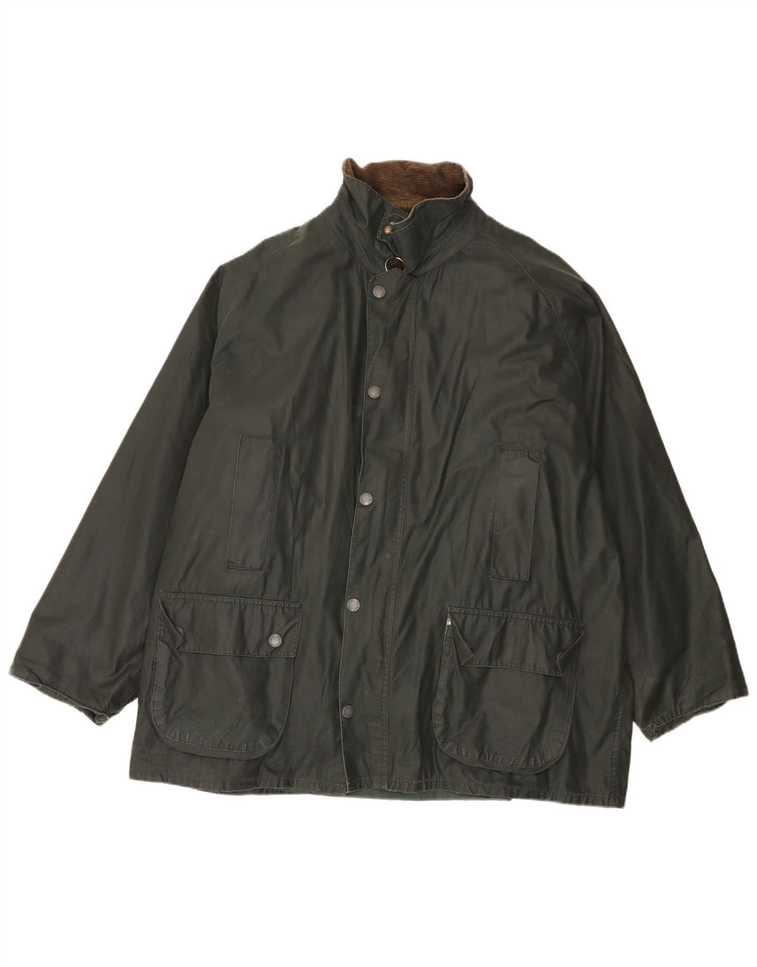 Polbot Chaqueta de algodón encerado para hombre UK 42 XL Verde