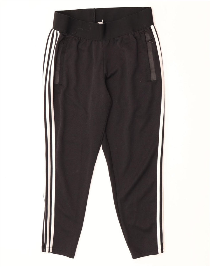 Adidas Pantalones de Chándal para Mujer UK 12/14 Mediano Negro Poliéster