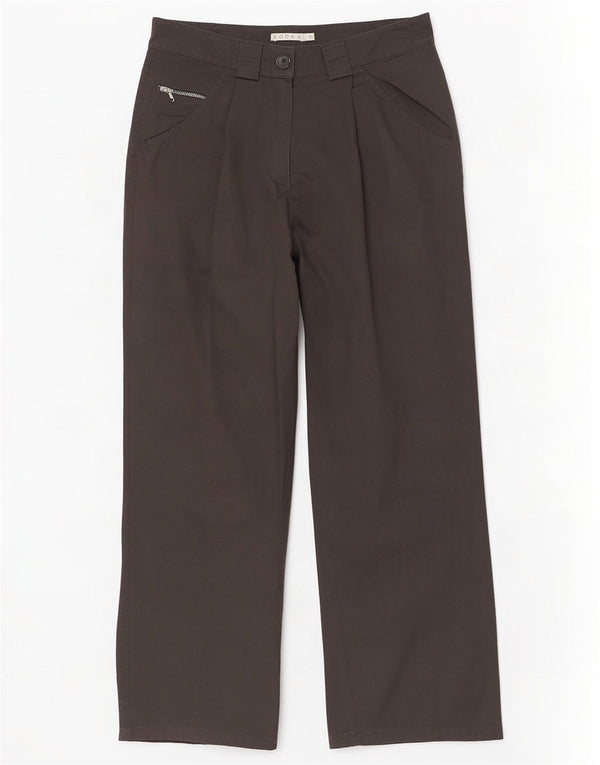 Kookai Pantalones cortos de cintura alta para mujer EU 36 Small W28 L26 Marrón