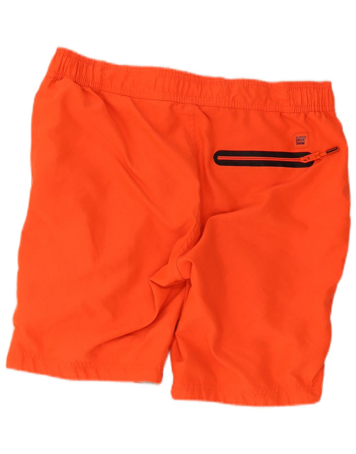 Superdry Shorts De Baño Gráficos Para Hombre XL Naranja