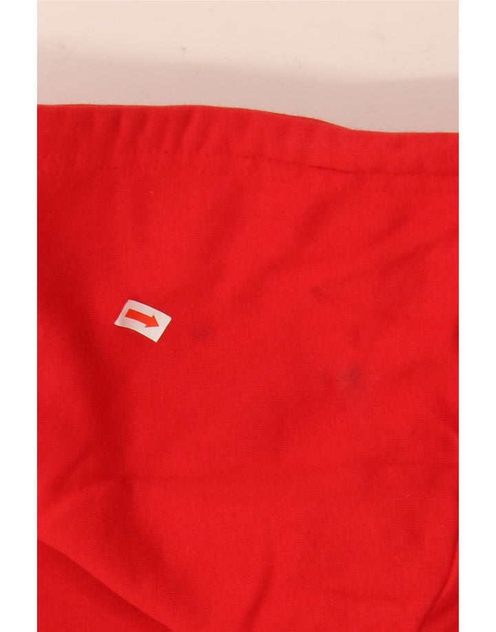 Champion Sudadera con capucha gráfica para hombre, talla grande, color rojo
