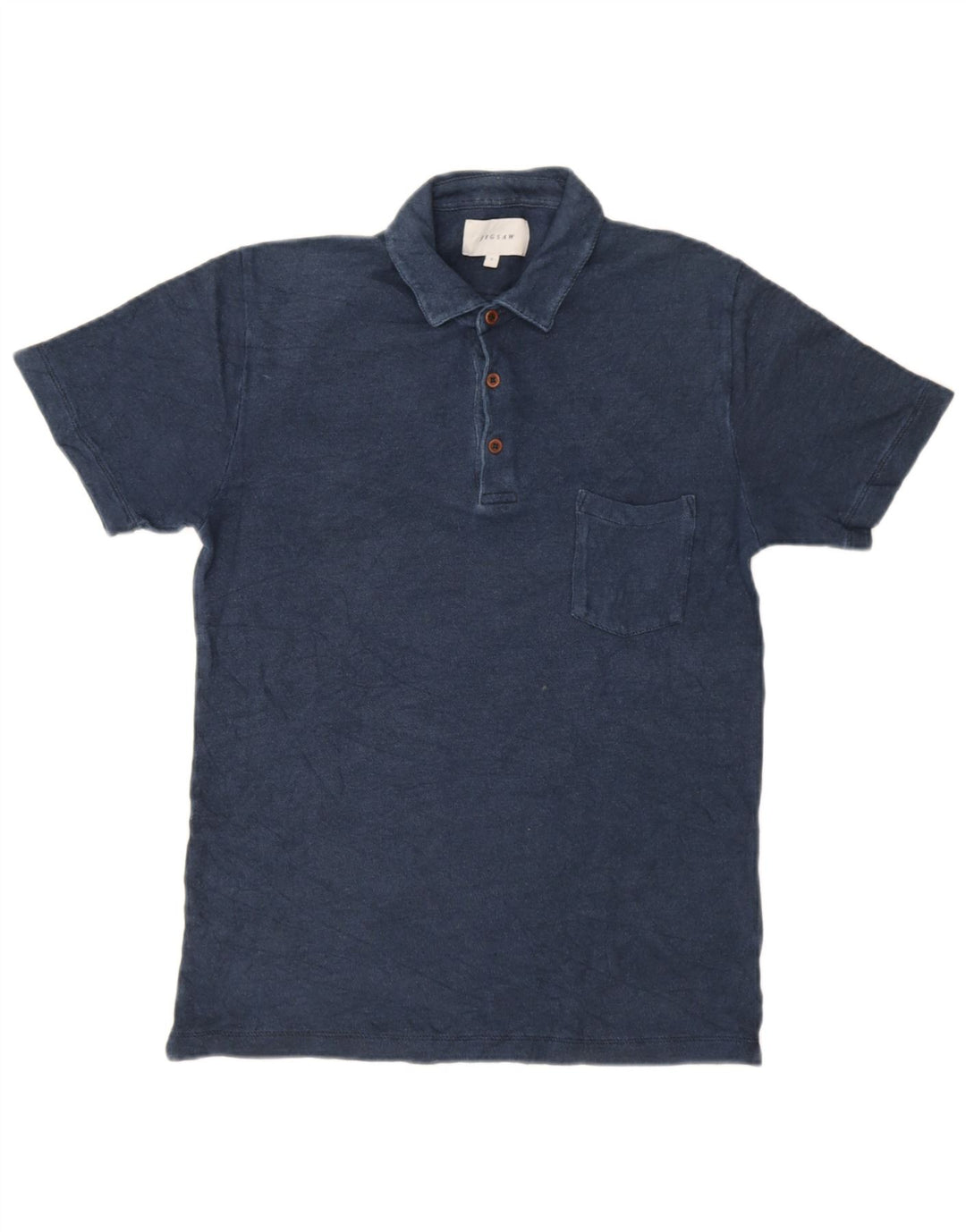 Jigsaw Polo Hombre Pequeño Algodón Azul Marino