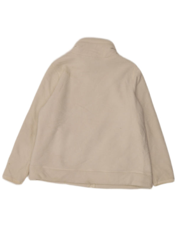 Marks & Spencer Chaqueta polar para mujer UK 20 2XL Algodón blanco