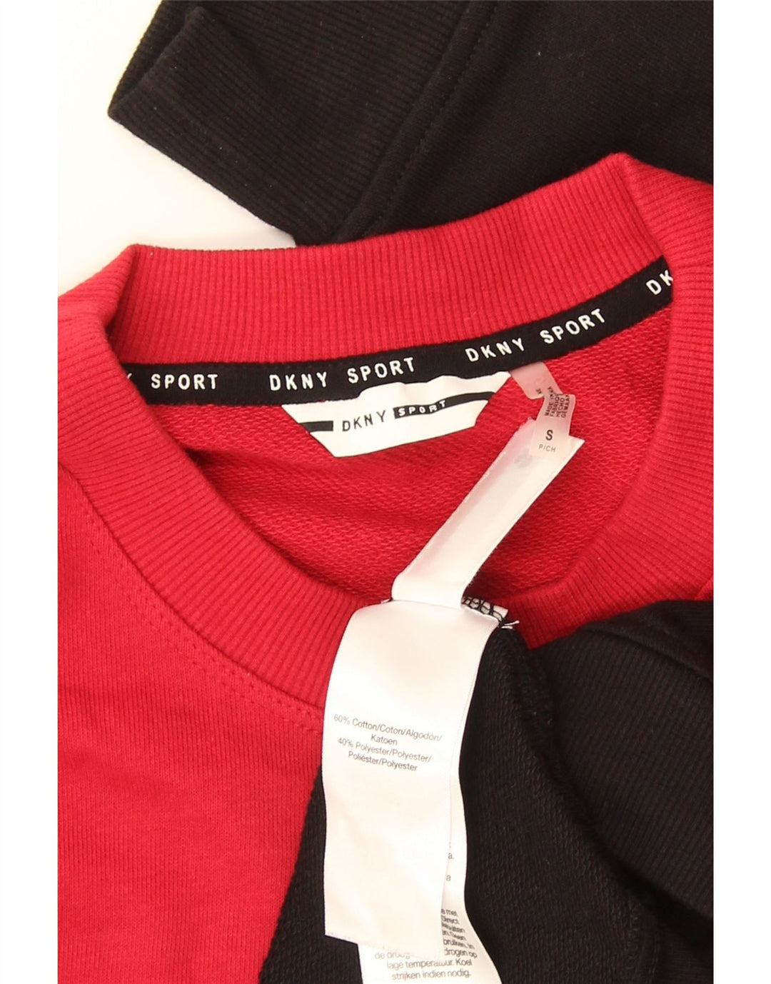 Dkny Sudadera gráfica para mujer Jumper UK 10 Small Multicolor Colorblock