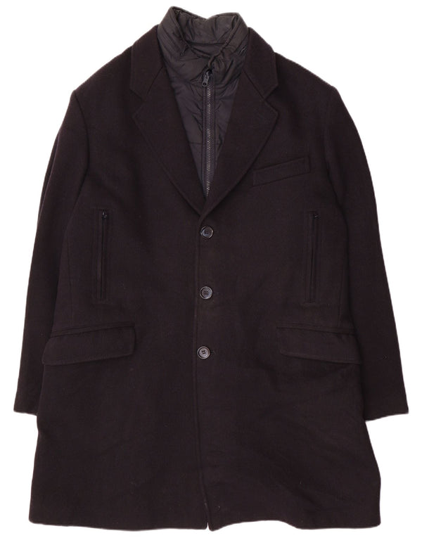 Abrigo Fay para hombre UK 44 2XL Lana azul marino