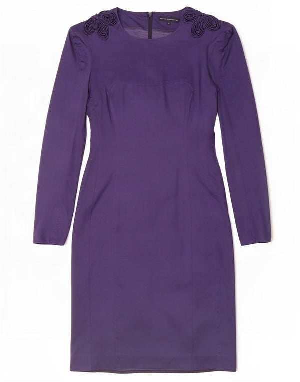 Vestido tubo para mujer de French Connection UK 44 Medio Púrpura Floral