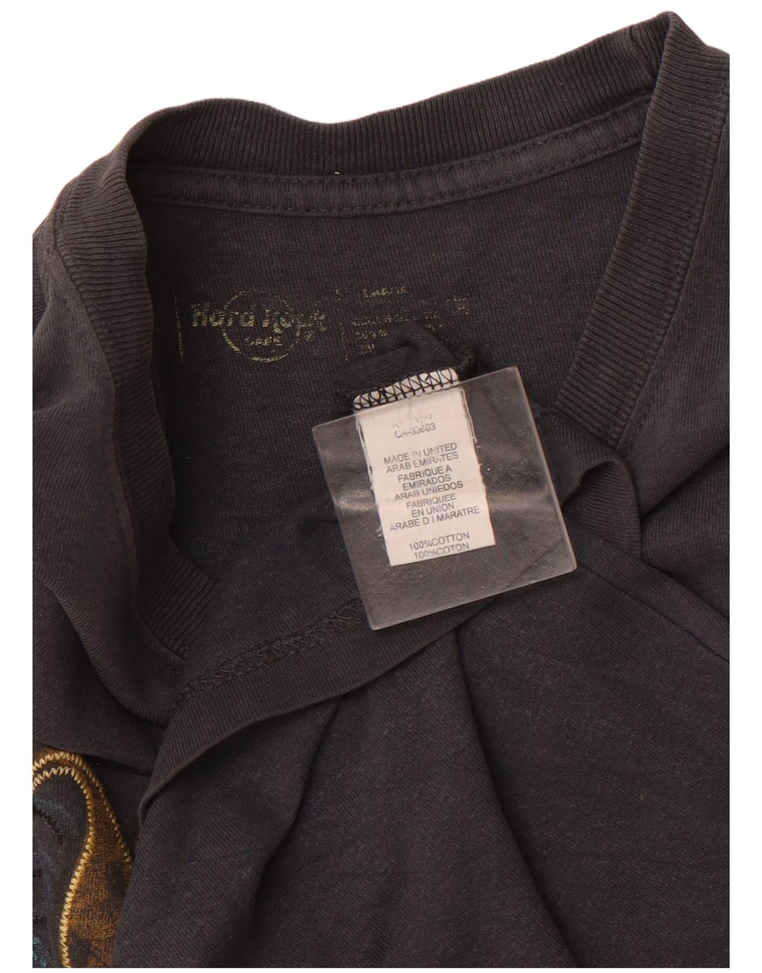 HARD ROCK Camiseta estampada Malta para hombre Top de algodón gris medio