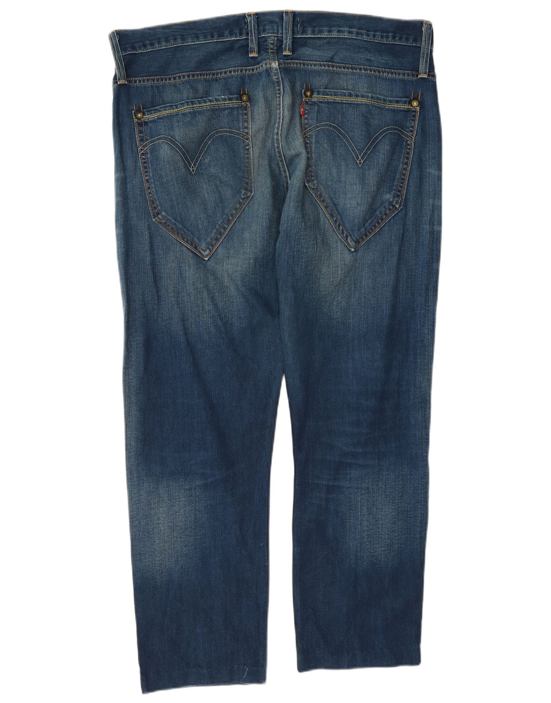 Levi's Hombre 504 Vaqueros Rectos W36 L27 Algodón Azul