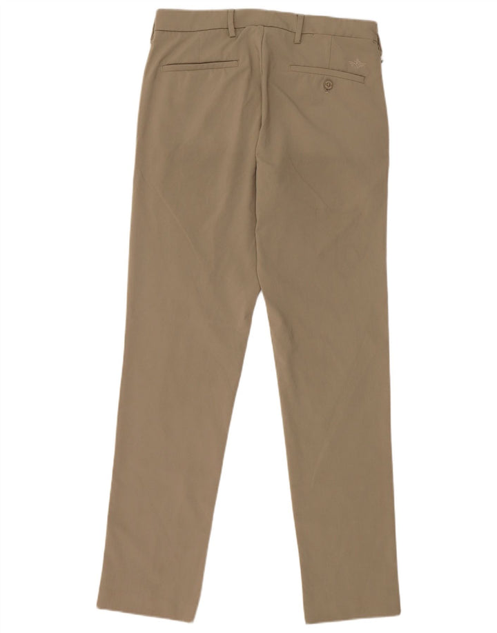 Dockers Pantalón chino ajustado para hombre W29 L32 Poliéster beige